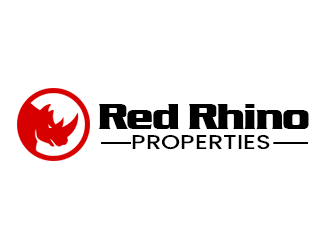 Red Rhino Properties logo design by kunejo