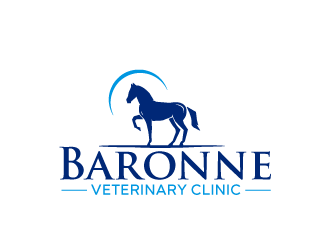 Baronne Veterinary Clinic logo design by tec343