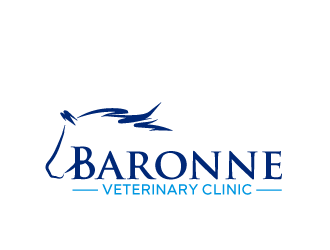 Baronne Veterinary Clinic logo design by tec343