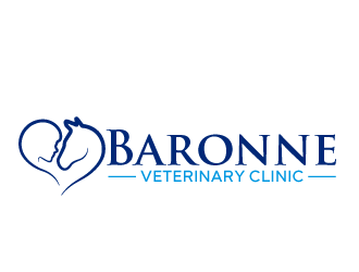 Baronne Veterinary Clinic logo design by tec343