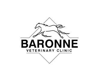 Baronne Veterinary Clinic logo design by adwebicon