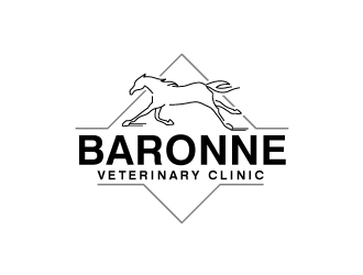 Baronne Veterinary Clinic logo design by adwebicon