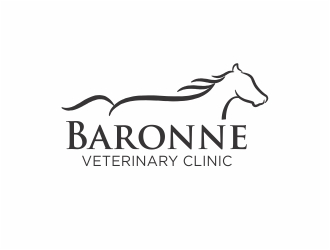 Baronne Veterinary Clinic logo design by sarungan