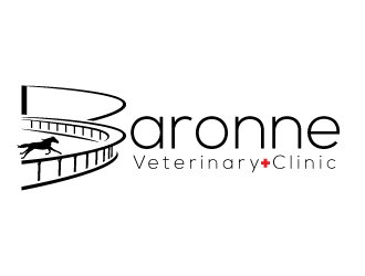 Baronne Veterinary Clinic logo design by sanu