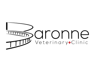 Baronne Veterinary Clinic logo design by sanu