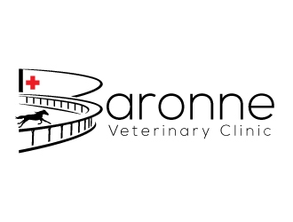 Baronne Veterinary Clinic logo design by sanu