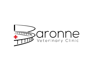 Baronne Veterinary Clinic logo design by sanu
