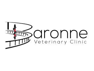 Baronne Veterinary Clinic logo design by sanu