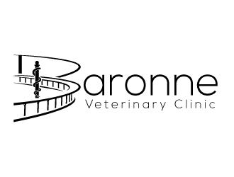 Baronne Veterinary Clinic logo design by sanu
