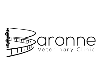 Baronne Veterinary Clinic logo design by sanu