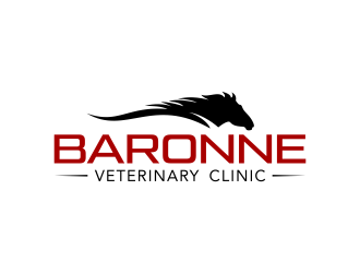 Baronne Veterinary Clinic logo design by ingepro