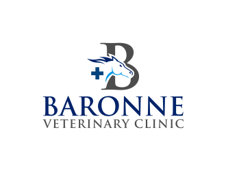 Baronne Veterinary Clinic logo design by ingepro