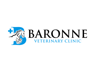 Baronne Veterinary Clinic logo design by ingepro