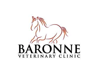 Baronne Veterinary Clinic logo design by KDesigns