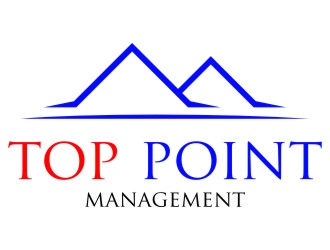 Top Point Management  logo design by jetzu