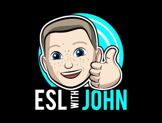 ESL With John logo design by Norsh