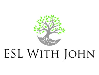 ESL With John logo design by jetzu