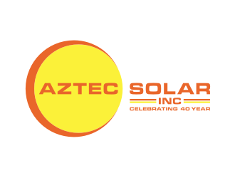 Aztec Solar Inc logo design by johana