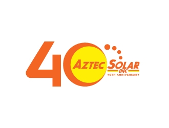 Aztec Solar Inc logo design by Lovoos