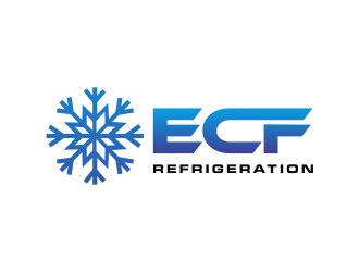 ECF REFRIGERATION logo design by oke2angconcept