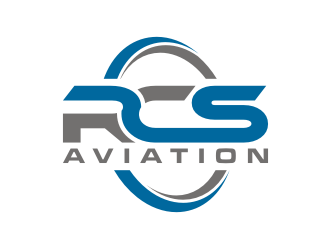 RCS AVIATION logo design by rief