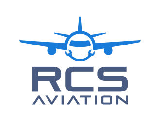 RCS AVIATION logo design by booker
