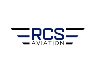 RCS AVIATION logo design by scriotx