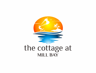 the cottage at Mill Bay  logo design by N3V4