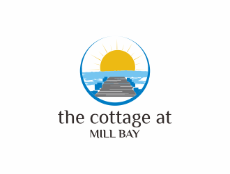 the cottage at Mill Bay  logo design by N3V4