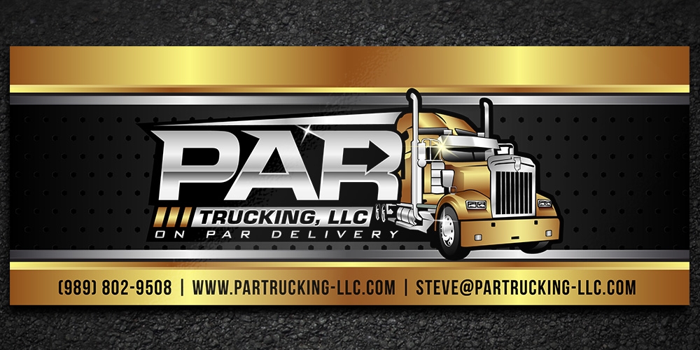 PAR Trucking, LLC logo design by Gelotine