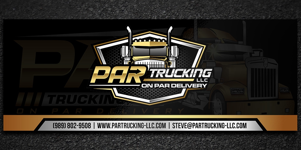 PAR Trucking, LLC logo design by Gelotine