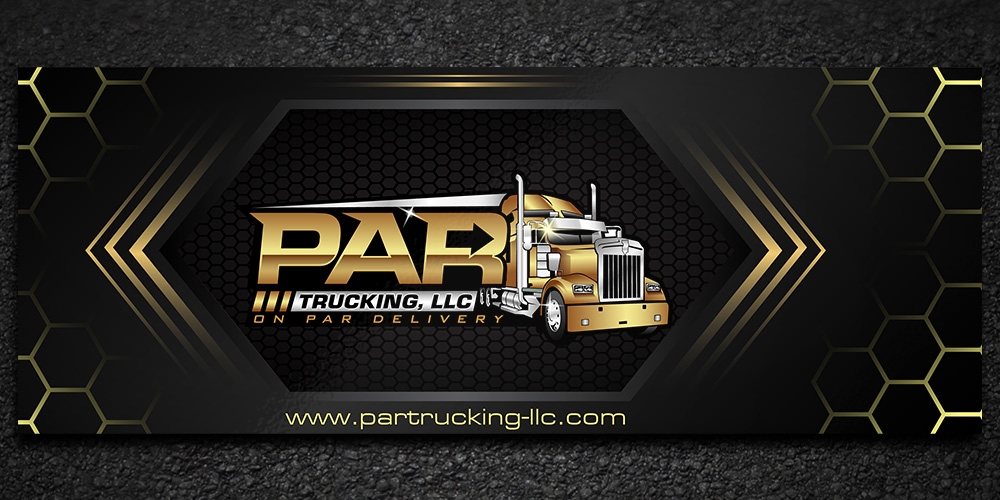 PAR Trucking, LLC logo design by Gelotine
