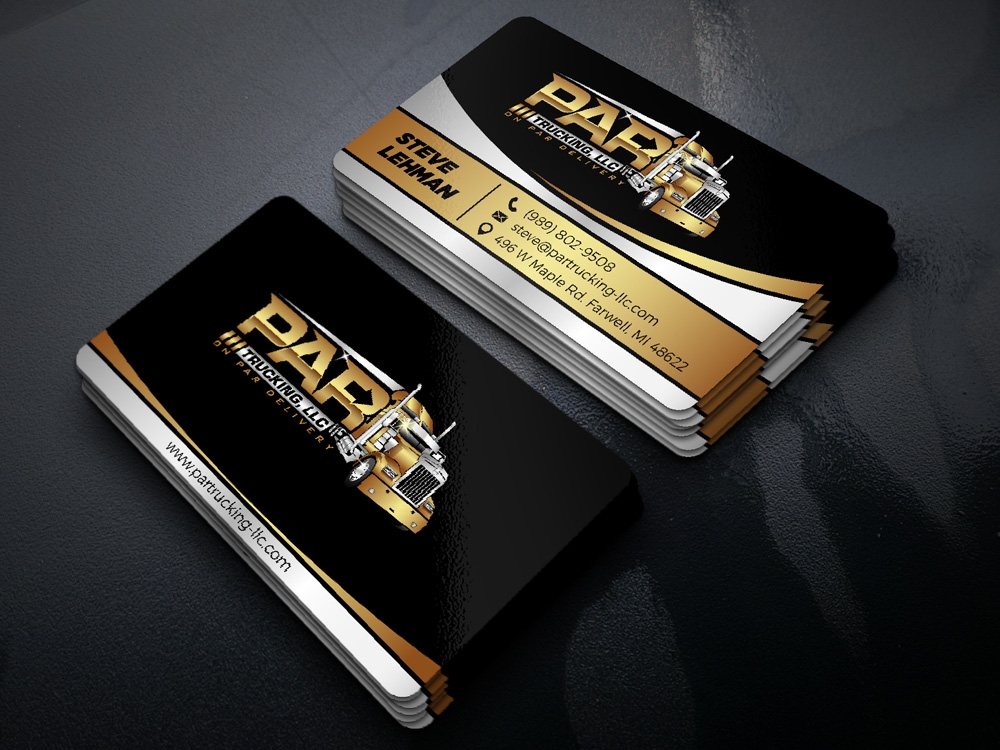 PAR Trucking, LLC logo design by Gelotine