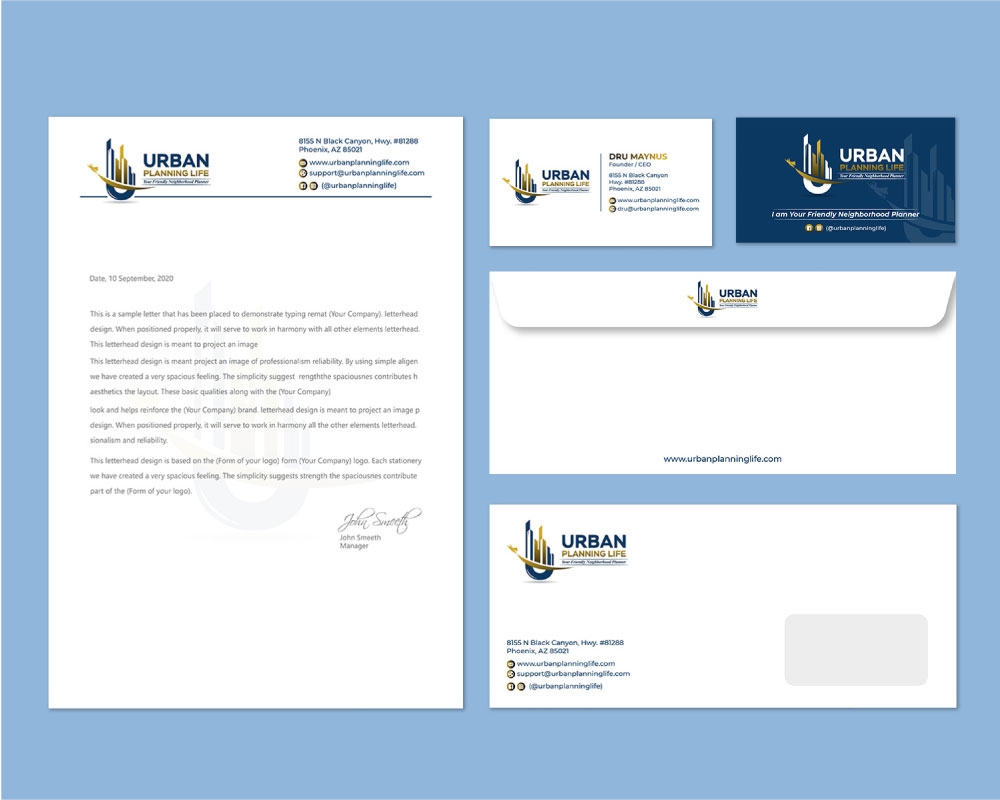 Urban Planning Life  logo design by Boomstudioz