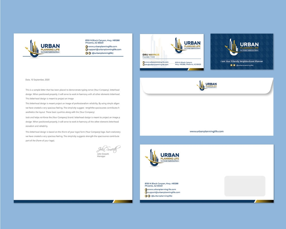 Urban Planning Life  logo design by Boomstudioz