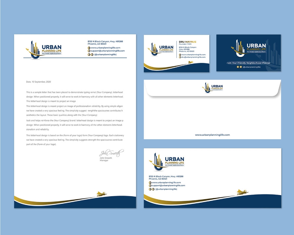 Urban Planning Life  logo design by Boomstudioz