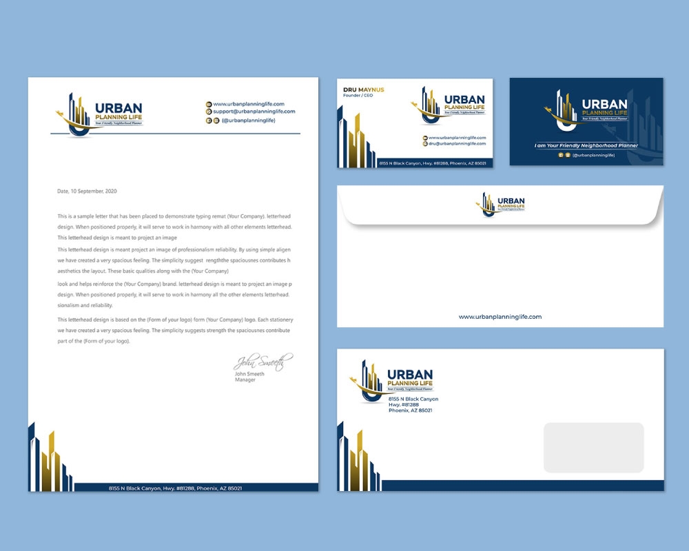 Urban Planning Life  logo design by Boomstudioz