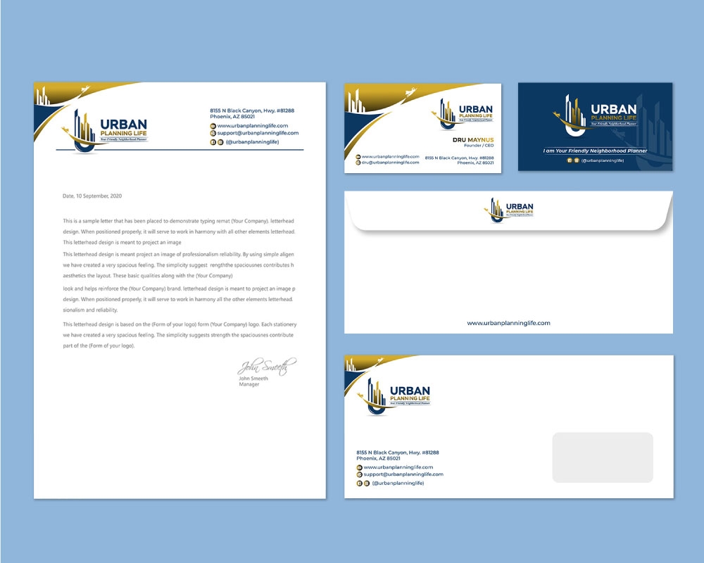 Urban Planning Life  logo design by Boomstudioz