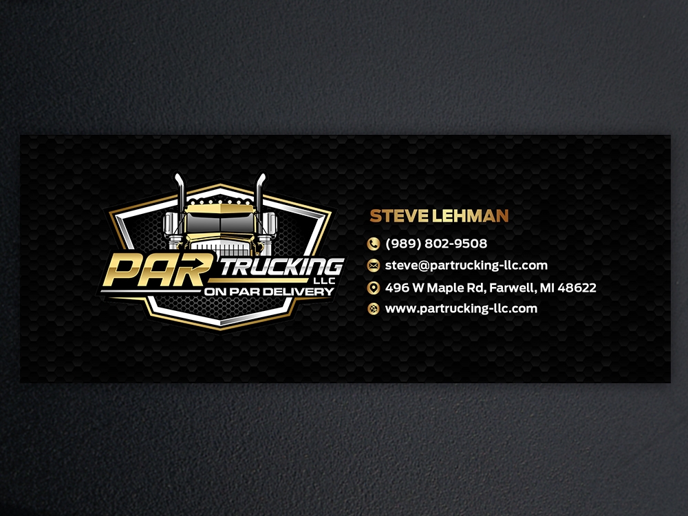 PAR Trucking, LLC logo design by KHAI