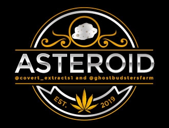 Asteroid logo design by Benok