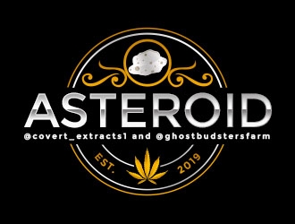 Asteroid logo design by Benok