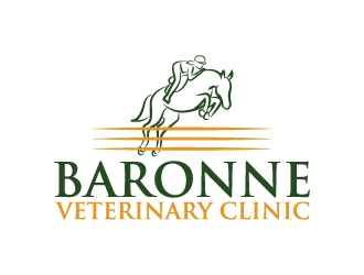 Baronne Veterinary Clinic logo design by KDesigns
