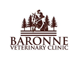 Baronne Veterinary Clinic logo design by KDesigns