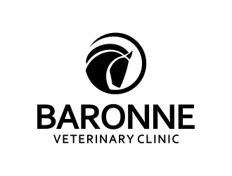 Baronne Veterinary Clinic logo design by booker