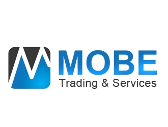 MOBE Trading & Services logo design by nikkl