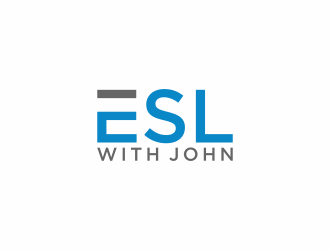 ESL With John logo design by Garmos