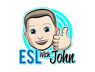ESL With John logo design by Norsh