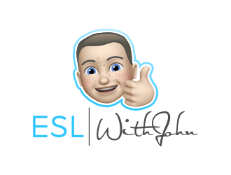 ESL With John logo design by BlessedArt