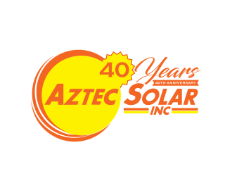 Aztec Solar Inc logo design by semar