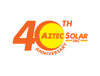 Aztec Solar Inc logo design by booker